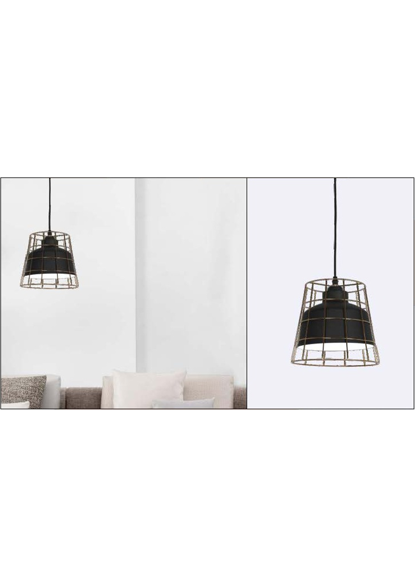 Beyond Lights - Cage Pendant Light- GL
